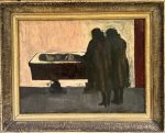 untitled mourners - painting by Betty Sutherland aka Boschka Layton